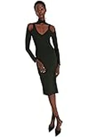 Trendyol Dames Midi Standaard Oversize Knitwear Jurk , , M