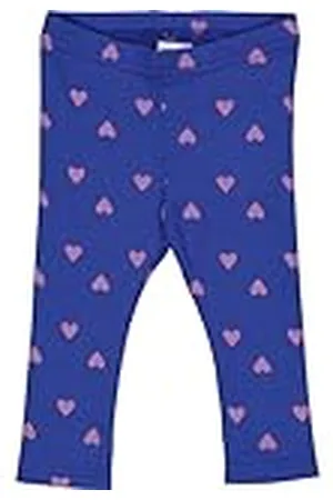 Green Cotton Baby meisje Heart Leggings, , 74