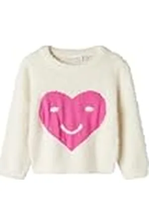 NAME IT Nmfnelise Ls Knit Box gebreide trui voor meisjes, , 86