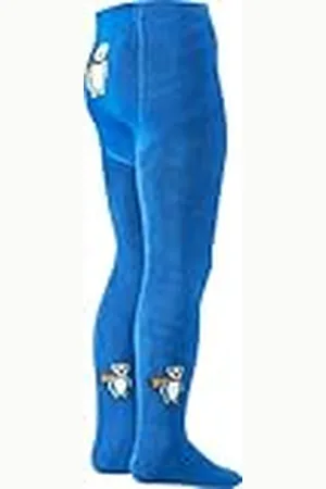 Playshoes Thermische panty voor jongens, pinguïn, gebreide panty, , 62/68 cm