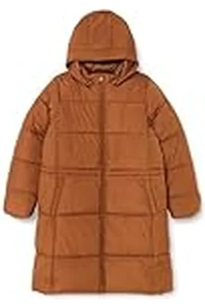 VERO MODA Dames VMLUCY Coat Girl gewatteerde jas, Rubber, 140