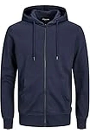 JACK & JONES Cardigan sweater heren Jjebasic Sweat Zip Hood Noos, , M