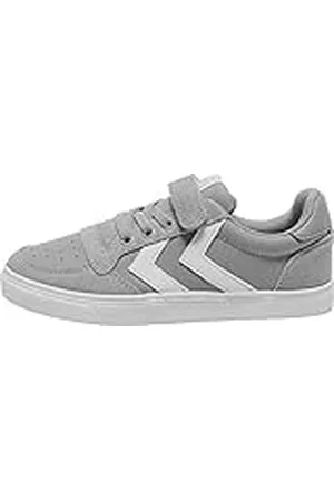 Hummel Slimmer Stadil Leather Low Jr Sneakers voor kinderen, uniseks, , 28 EU