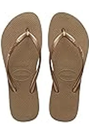 Havaianas Slim Flatform dames Teenslippers , Rosegoud , 33/34 EU