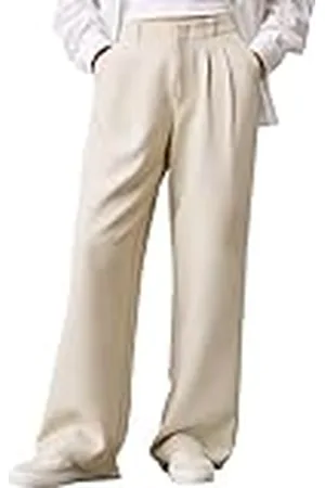Calvin Klein Jeans Vrouwen Stretch Crêpe Rechte Broek J20J224966, andere casual broeken, grijs, 27W, , 27W