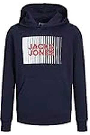 JACK & JONES Junior Jongens JJECORP Logo Sweat Hood Play NOOS JNR capuchontrui, , 176, , 176 cm