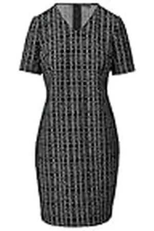 Comma, Bouclé jurk kort, , 44