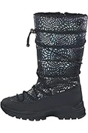 QS by s.Oliver Juniors 5-46604-41 sneeuwlaarzen, zwart comb, 32 EU, , 32 EU