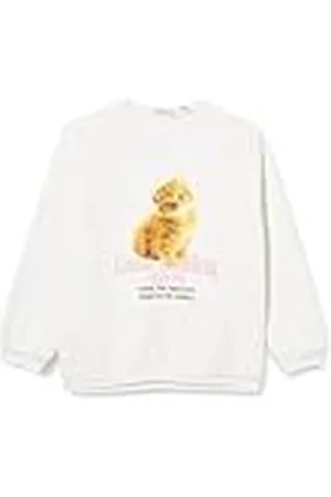 Koton Sweatshirt met lange mouwen en ronde hals voor meisjes, , 6-7 jaar