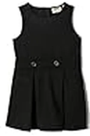 Koton Girl Pleated Dress Button detail mouwloos, , 6-7 Jaren