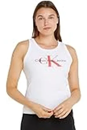 Calvin Klein Jeans Vrouwen Tank Top Rib Katoen, , XL