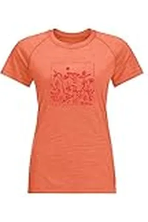 Jack Wolfskin Kammweg T-shirt voor dames, , XL