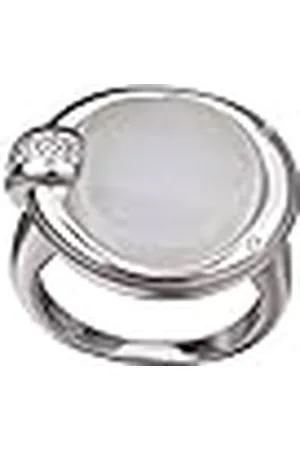 ORPHELIA Damesring White Cateye 925 sterling met zirkonia, 50 (15.9), , Zirkonia