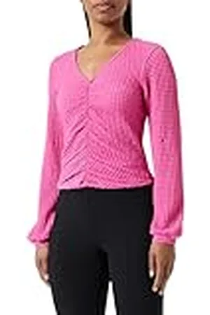 ONLY Dames Onlmai L/S Ruching Top Cc JRS shirt met lange mouwen, , M