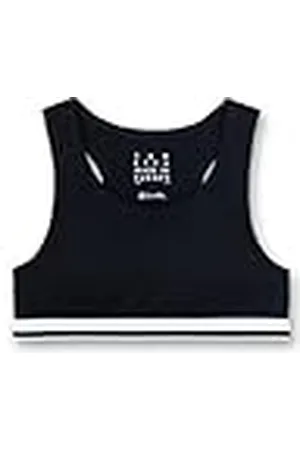 Sanetta Bustier voor meisjes, zwart, sportbeha, , 176 cm