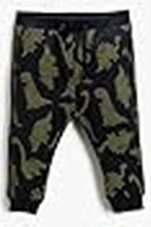 Koton Babyboy dinosaurus bedrukte sweatpants katoen, , 6-9 Monate