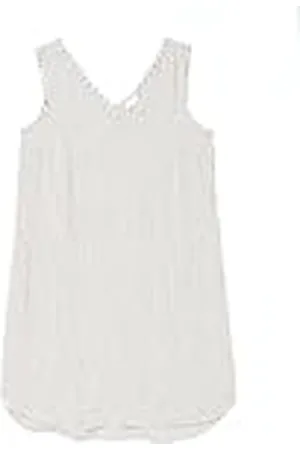 Kaffe Damesjurk met mouwen, V-hals, knielengte, zakken, recht silhouet, dames, , 40