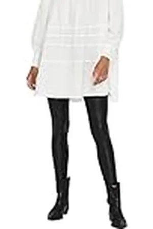 JDY Stine Pu Leggings Jrs Noos, Leggings voor dames, , S, (Schwarz), S