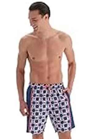 Dagi Heren bedrukte zwemshorts, , L