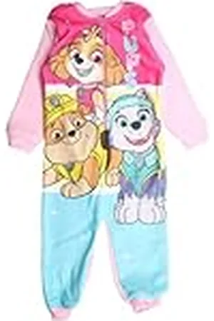 Disney Paw Patrol fleece jumpsuit, comfort en warmte, Paw Patrol ontwerp, perfect voor de winter, Roze, 6 Jaren