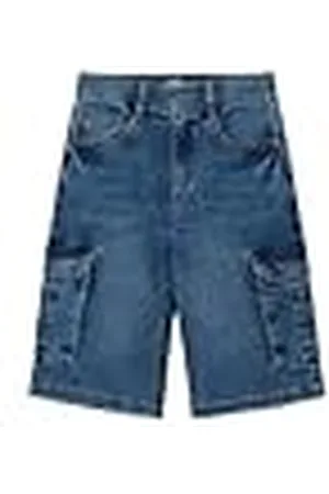 QS by s.Oliver Junior Jeans bermuda met cargozakken, , 128 cm