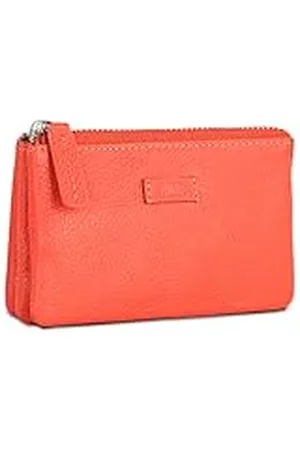 Jaslen Portemonnee en Coin Purse: Stijlvolle Mini Portemonnee met Portemonnee Met Rits en Coin Wallet. RFID-bescherming, Rood