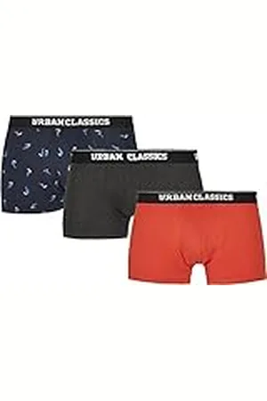 Urban classics Heren boxershorts Snowman Christmas Boxer, 3-pack kerstonderbroeken voor mannen, maten S - 5XL, , 4XL