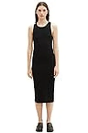 TOM TAILOR Dames 1037256 jurk, 14482-Deep Black, XS, , XS