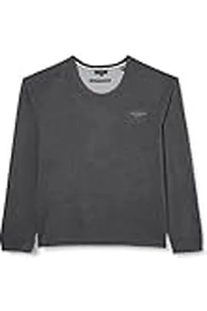 Ted Baker Supersoft Jersey Longsleeve Donkergrijs Marl, , L