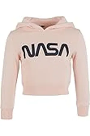 Mister Tee Kids NASA Cropped Hoody, meisjes capuchontrui in , maat 110/116 – 158/164, , 158/164 cm