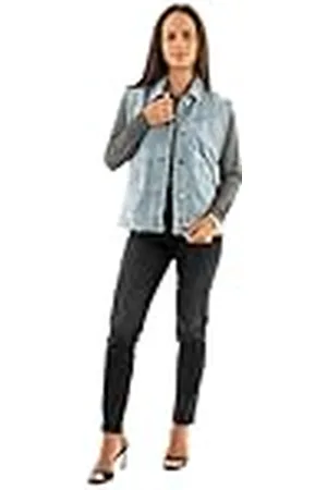 Morgan 242-gak jeansjack zonder mouwen, , maat 38 voor dames, , 36