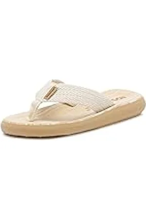 Rocket Dog Adios Womens witte singelband Flip Flop, Off White Dubbele Crème, 40 EU