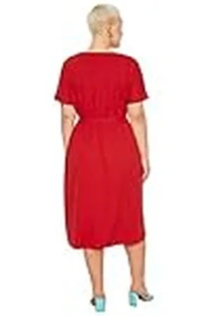 Trendyol Dames Plus Size Mini A-lijn Relaxed Knit Plus Size Jurk, , 4XL grote maten