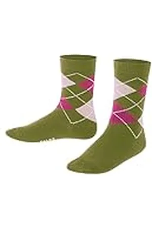 Falke Uniseks-kind Sokken Classic Argyle K SO Katoen Gedessineerd 1 Paar, , 19-22