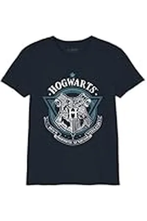 Harry Potter "Blue Hogwarts " BOHAPOMTS159 T-shirt voor jongens, marineblauw, maat 6 jaar, , 6 Jaren
