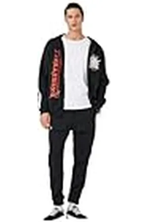 Koton Heren College Hoodie Zippered Basketbal Gedrukt Pocket Gedetailleerd, , M