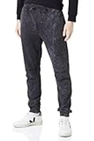 HUGO BOSS Se logoRaw joggingbroek voor heren van katoen-terry met logo-detail, , L