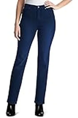 Gloria Vanderbilt Womens Amanda Classic High Rise Tapered Jeans, Portland Wash, 16W