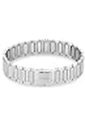 Calvin Klein Heren GESTRUCTUREERDE LINKS Collectie Link Armband in roestvrij staal - 35100031, Eén maat, Roestvrij staal, Geen edelsteen