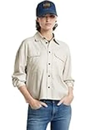 G-Star Cropped Pocket Shirt met lange mouwen, , XL