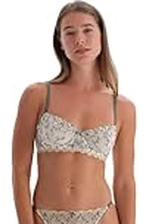 Dagi Dames Bloemen Non-Padded Thin Strap Underwire Bra, , 75C