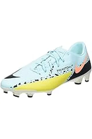 Nike Phantom Gt2 Academy Fg/Mg voetbalschoen voor heren, Glacier Ice/Black-Yellow Strik, 41 EU, , 41 EU