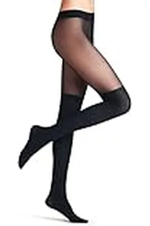 Falke Dames Panty Overknee 25 DEN W Ti mix sheer ondoorzichtig eenkleurig 1 paar, , M