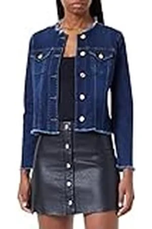 7 for all Mankind Dames Denim Jacket Bair Eco Rinsed Indigo, , XS