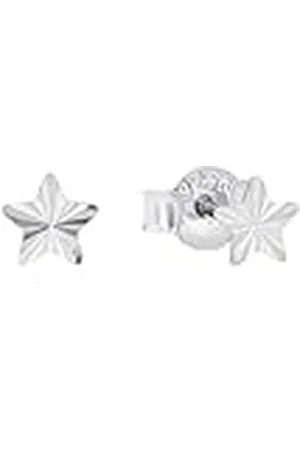 Amor Oorbellen 925 Sterling Meisjes Kinderoorbellen, 0,5 cm, , Ster, Wordt Geleverd In Sieraden Geschenkverpakking, 9528691