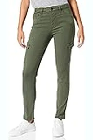 Camel Active Womenswear 3760056434 broek voor dames, Dark Green, 29W / 30L