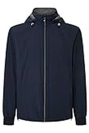Hackett Heren HS Softshell Blouson, Blauw Navy), XL, , XL