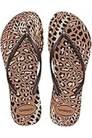Havaianas Slim Animals, Flip Flop Vrouwen, Rose Gold Cafe, 4.5/5 UK