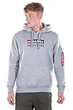 Alpha Industries Heren Alpha Block-Logo Hoodie Hoodie, , XXL