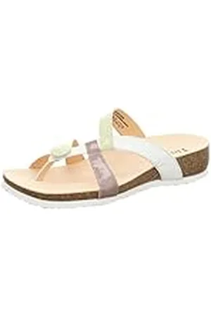 Think! Think Julia duurzame teenslippers voor dames, bianco/combi 1020, 42 EU, , 42 EU